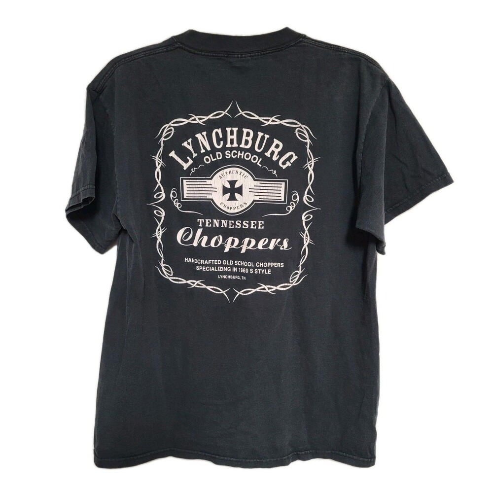 Unofficial Harley Davidson T-Shirt Lynchburg Tennessee Old School Choppers